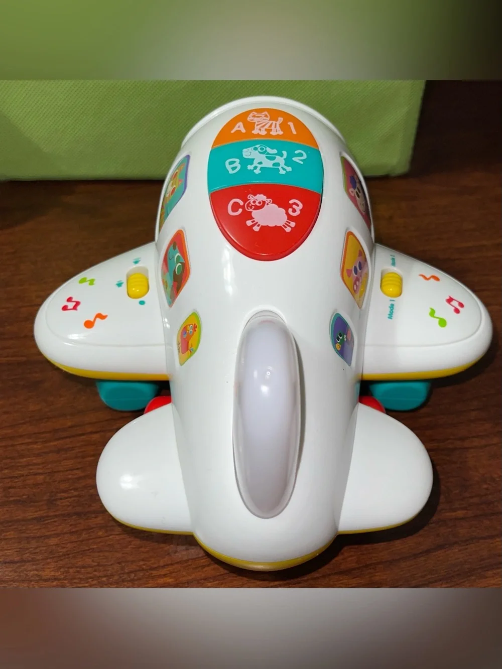 My First Airplane bump and go light up learning toy toddler